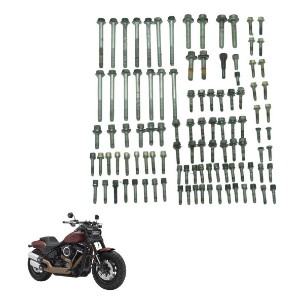 Kit Parafuso Motor Harley Fat Bob M8 Fxfb 18-20 Original