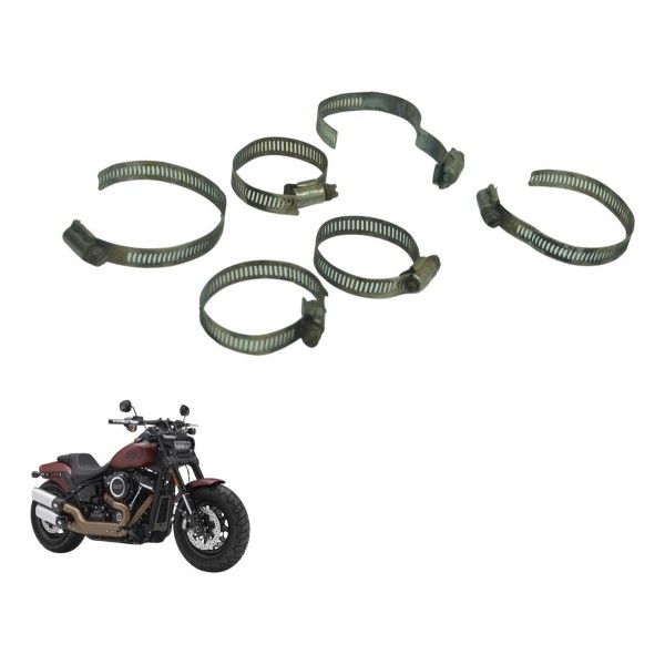 Jogo Abraçadeira Harley Fat Bob M8 Fxfb 18-20 Original