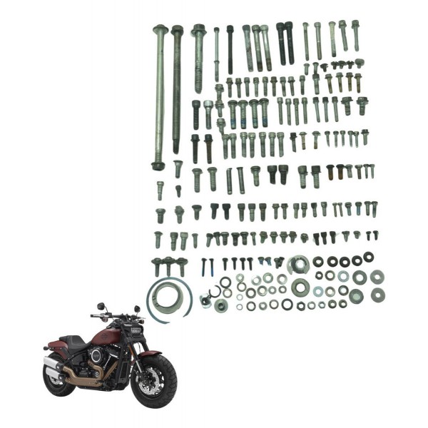 Kit Parafusos Diversos Harley Fat Bob M8 Fxfb 18-20 Original