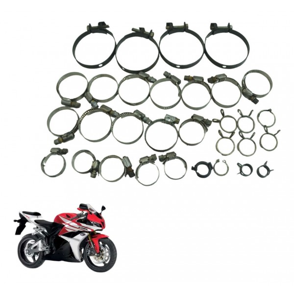Kit Abraçadeiras Honda Cbr 600 Rr 07-14 Original