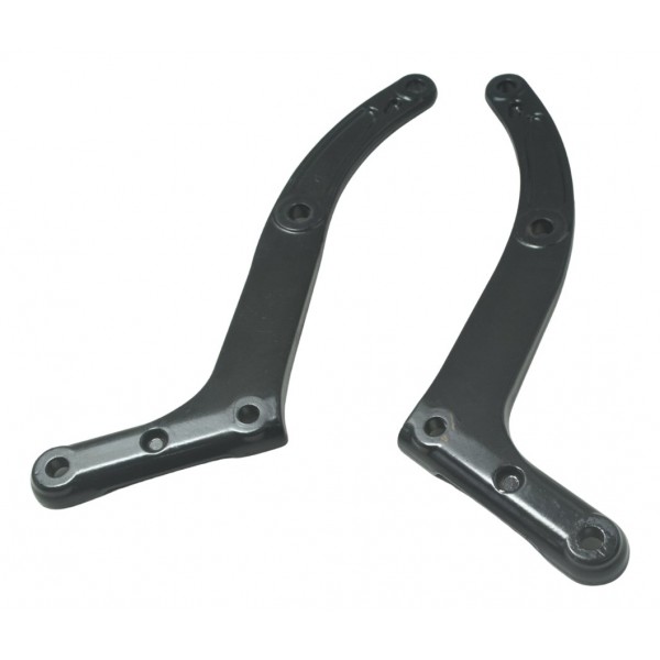 Par Suporte Paralama Tras Harley Softail Fat Boy 12-15 Orig Preto