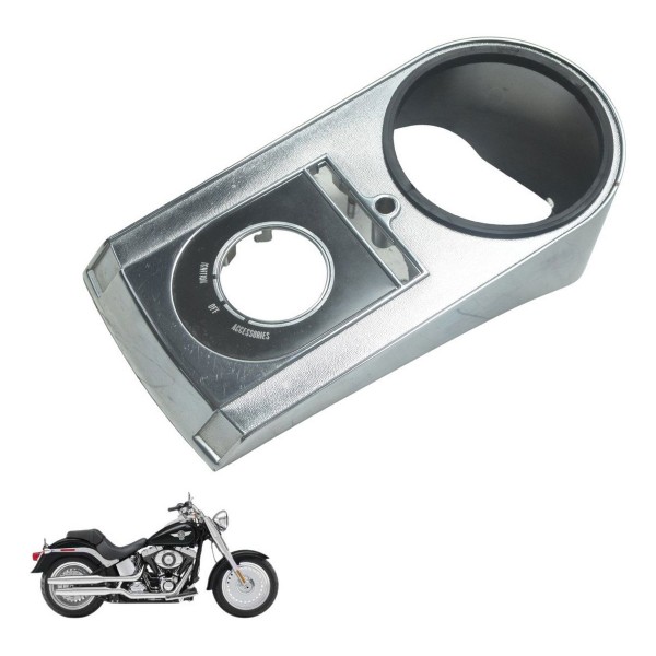 Acabamento Painel Console Harley Softail Fat Boy 12-15 Orig