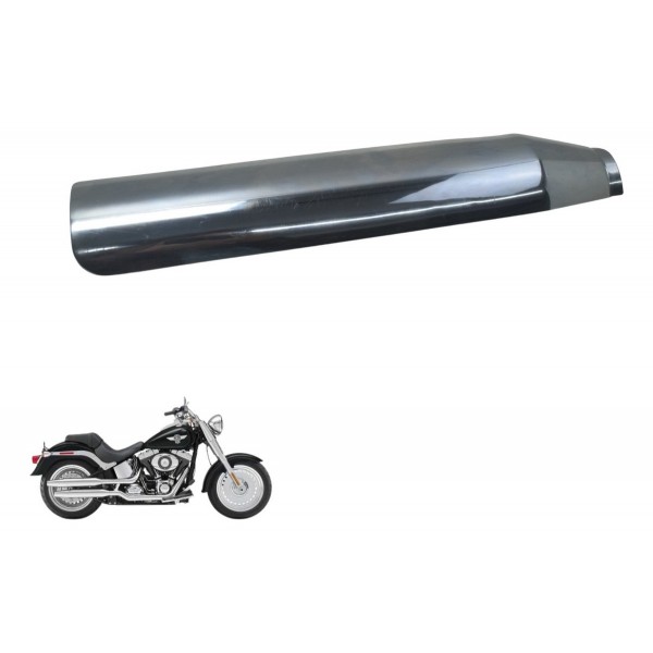 Protetor Ponteira Escape Harley Softail Fat Boy 12-15 Orig