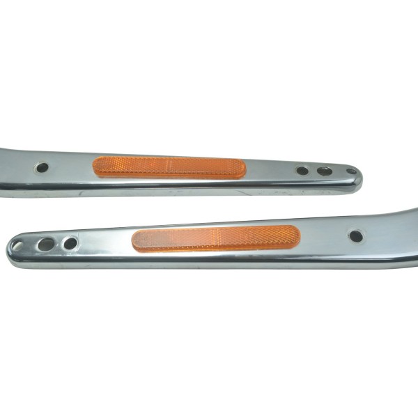 Par Espadas C/ Detalhes Harley Softail Fat Boy 12-15 Orig