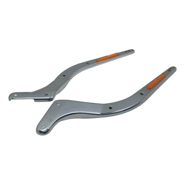 Par Espadas C/ Detalhes Harley Softail Fat Boy 12-15 Orig