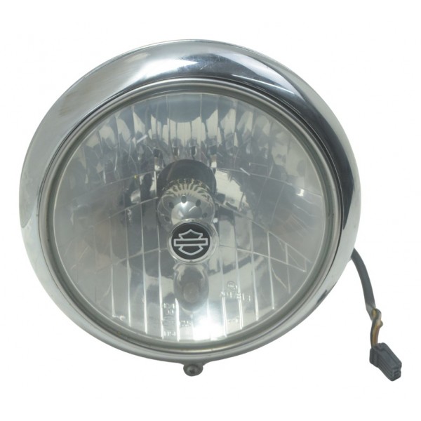 Farol Completo C/ Detalhes Harley Softail Fat Boy 12-15 Orig Ambos Lados