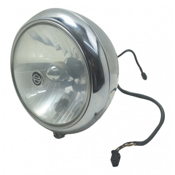 Farol Completo C/ Detalhes Harley Softail Fat Boy 12-15 Orig Ambos Lados