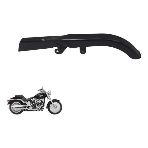 Capa Protetor Corrente Superior Harley Softail Fat Boy 12-15