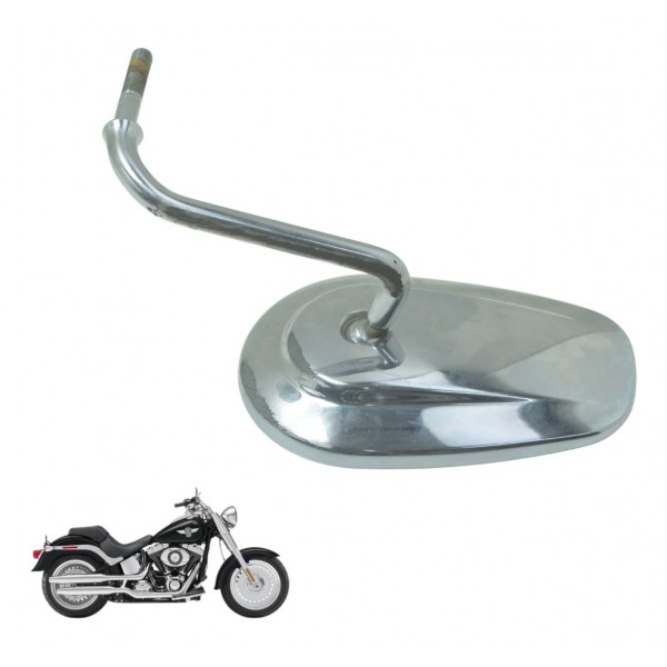 Espelho Direit C/ Detalhes Harley Softail Fat Boy 12-15 Orig
