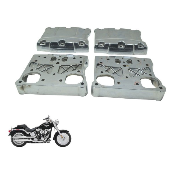 Jogo Tampa Válvula Cabeçot Harley Softail Fat Boy 12-15 Orig