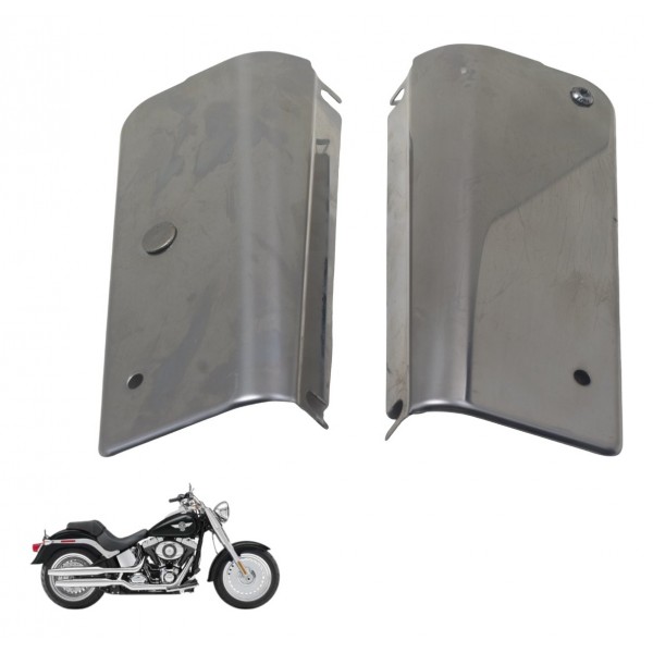 Par Acabamento Farol Harley Softail Fat Boy 12-15 Original