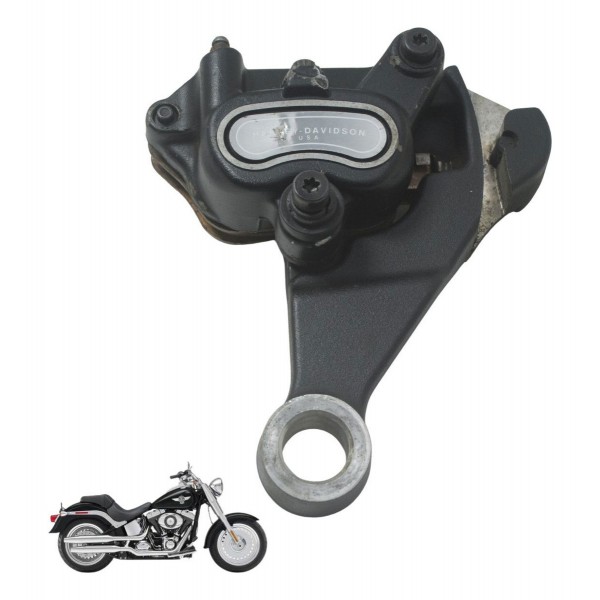 Pinça Freio Tras Completa Harley Softail Fat Boy 12-15 Orig
