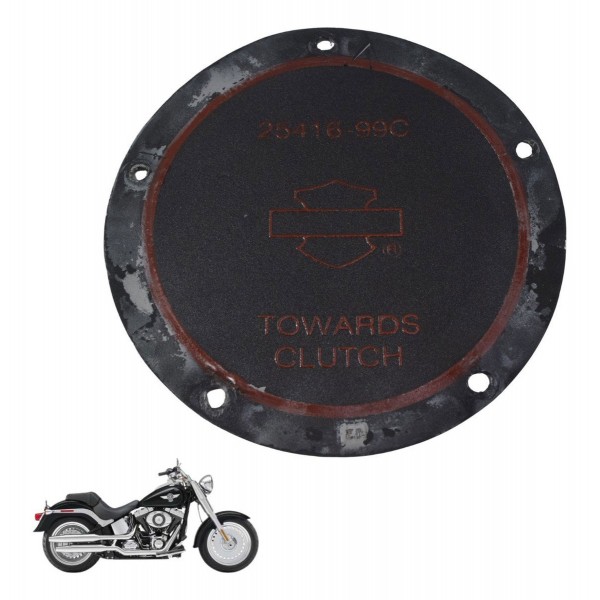 Junta Tampa Inspeção Harley Softail Fat Boy 12-15 Original