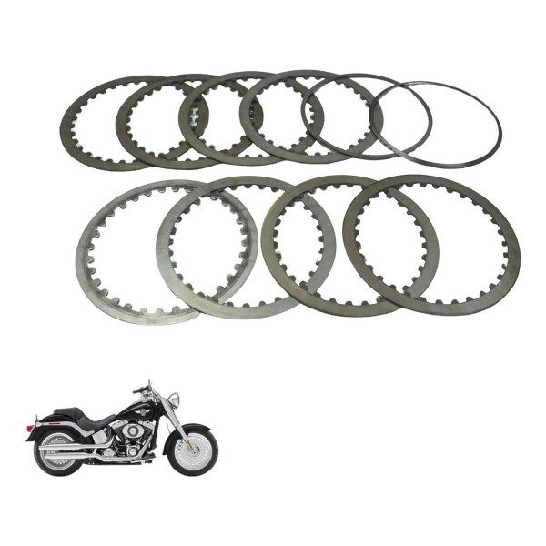 Jogo Disco Separador Harley Softail Fat Boy 12-15 Original
