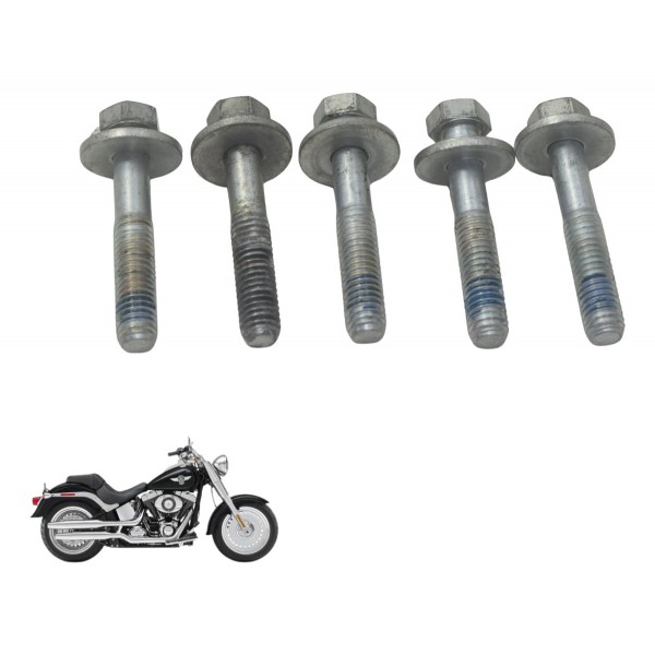 Kit Parafuso Polia Harley Softail Fat Boy 12-15 Original