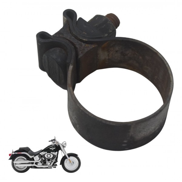 Abraçadeira Ponteira Escape Harley Softail Fat Boy 12-15