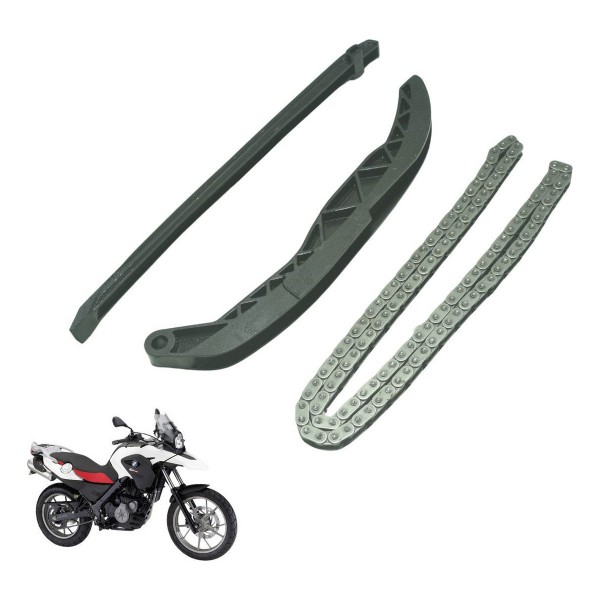 Kit Guia Tensor Corrente Comando Bmw G 650 Gs 12-16 Original