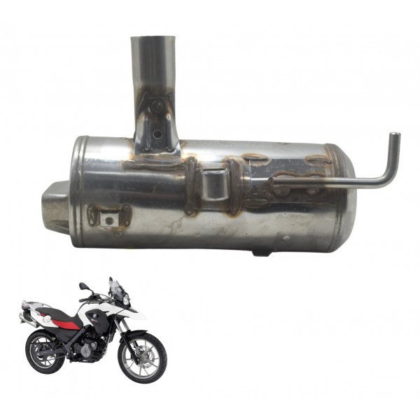 Ponteira Escape Direita C/ Detalhes Bmw G 650 Gs 12-16 Orig