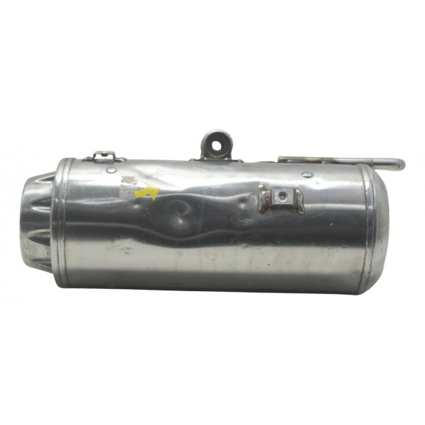 Ponteira Escape Direita C/ Detalhes Bmw G 650 Gs 12-16 Orig Prateado