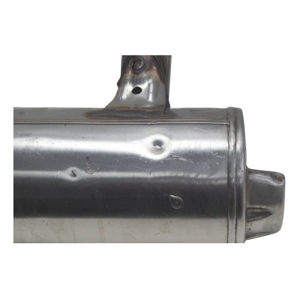 Ponteira Escape Direita C/ Detalhes Bmw G 650 Gs 12-16 Orig Prateado