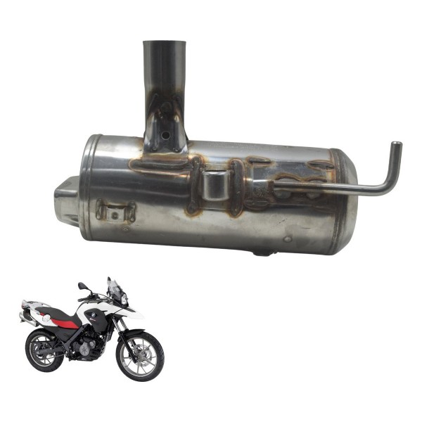 Ponteira Escape Direita C/ Detalhes Bmw G 650 Gs 12-16 Orig