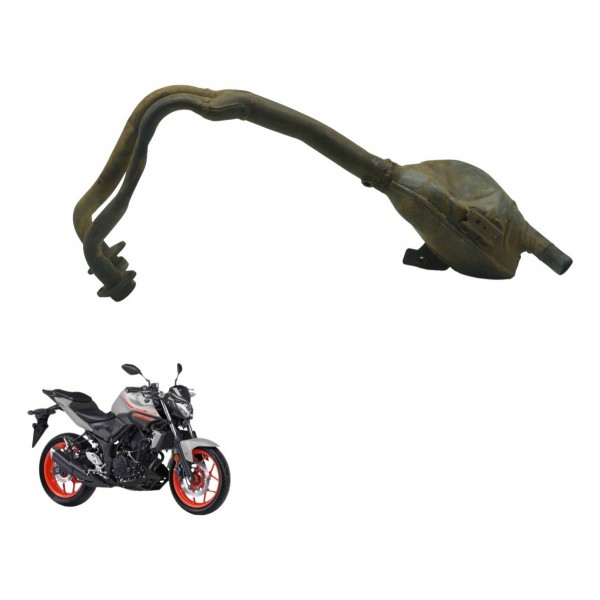 Curva Escape Modificada C/ Avaria Yamaha Mt 03 16-19 Orig