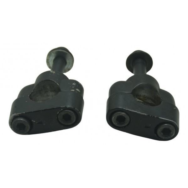 Par Riser Guidão Yamaha Mt 03 16-19 Original Preto