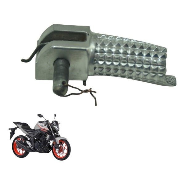 Pedaleira Dianteira Esq C/ Avaria Yamaha Mt 03 16-19 Orig