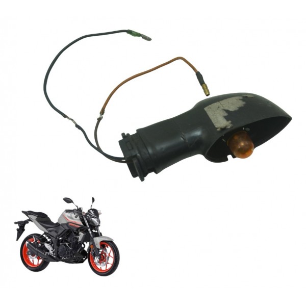 Pisca Dianteiro Esquerdo S/ Lente Yamaha Mt 03 16-19 Orig