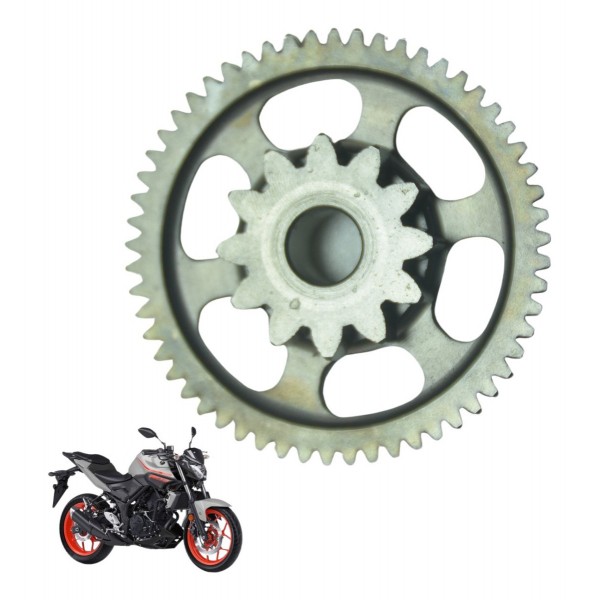 Engrenagem Redução Partida Yamaha Mt 03 16-19 Original