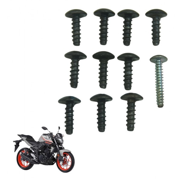Kit Parafuso Carenagem Yamaha Mt 03 16-19 Original