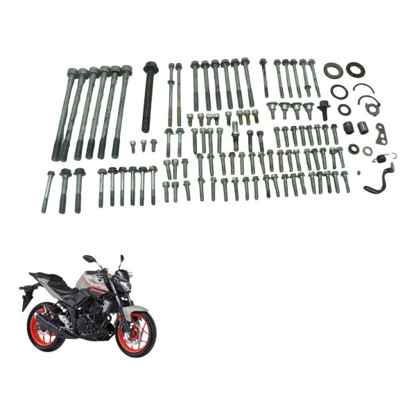 Kit Parafuso Motor Yamaha Mt 03 16-19 Original