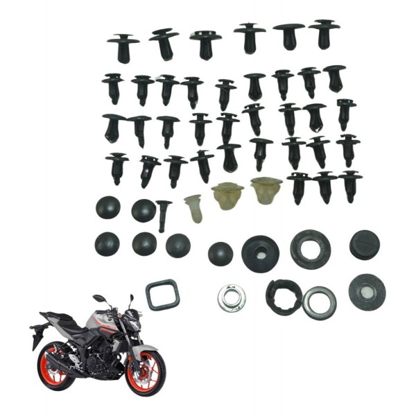 Kit Parafuso Acabamento Yamaha Mt 03 16-19 Original