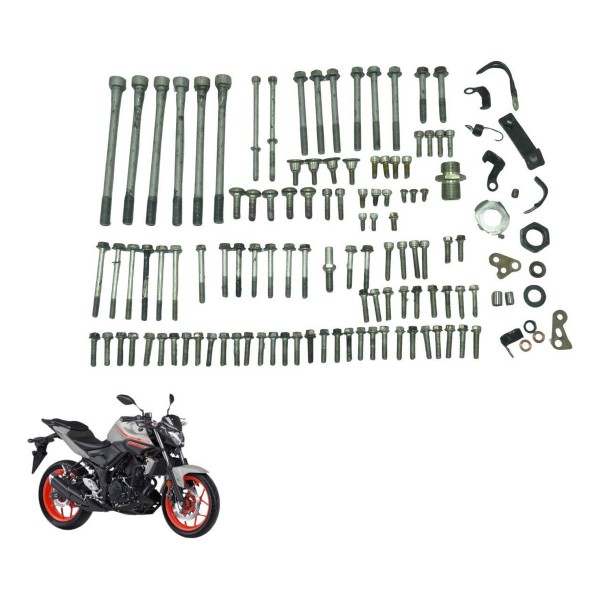 Kit Parafusos Diversos Yamaha Mt 03 16-19 Original