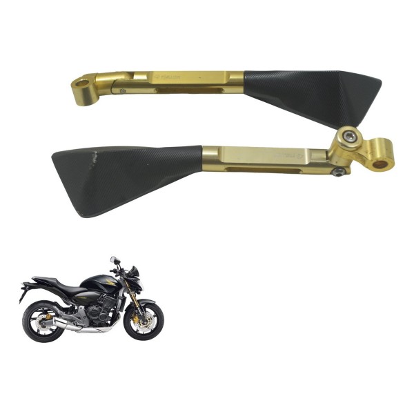 Par Espelho Retrovisor Esportivo Honda Cb 600f Hornet 08-11