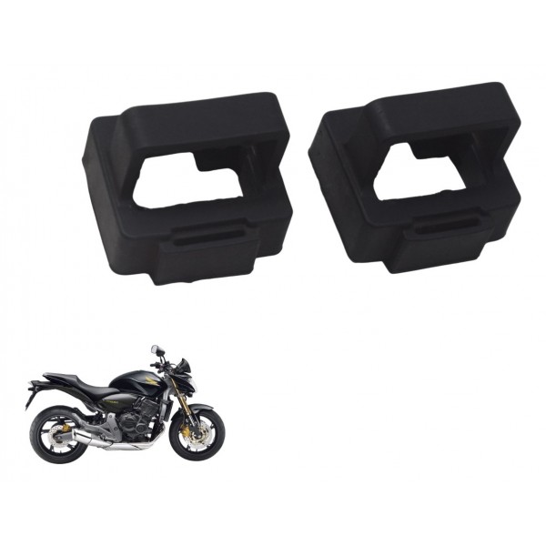 Par Borracha Suporte Rele Honda Cb 600f Hornet 08-11 Orig