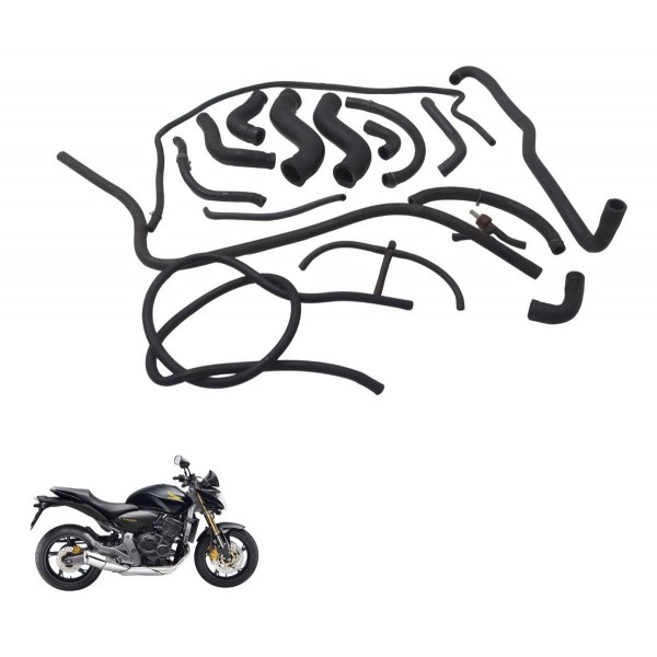 Kit Mangueiras Honda Cb 600f Hornet 08-11 Original