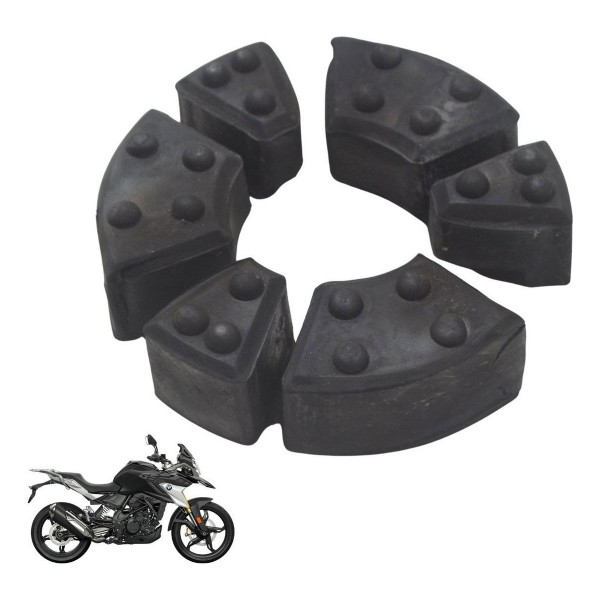 Coxim Cubo Coroa C/ Detalhes Bmw G310 Gs 20-24 Original