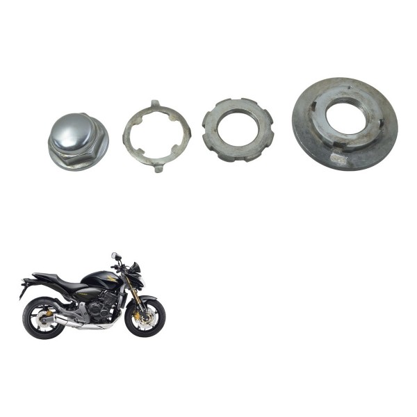 Porca Coluna Mesa Direção Honda Cb 600f Hornet 08-11 Orig