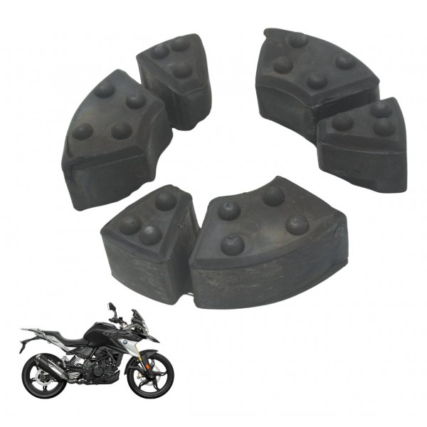 Coxim Cubo Coroa C/ Detalhes Bmw G310 Gs 20-24 Original