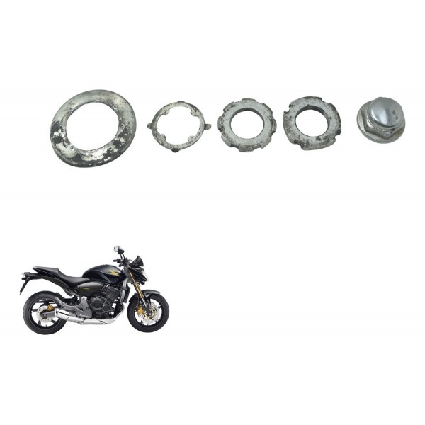 Porca Coluna Mesa Direção Honda Cb 600f Hornet 08-11 Orig