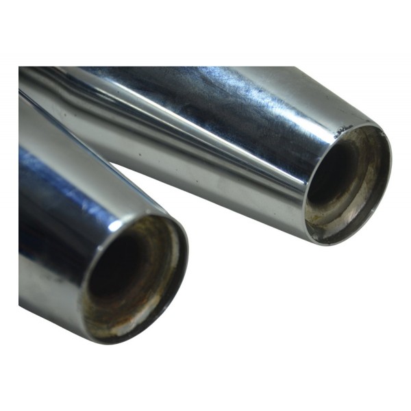 Par Ponteira Escape Harley Softail Deluxe Flstn 12-15 Orig