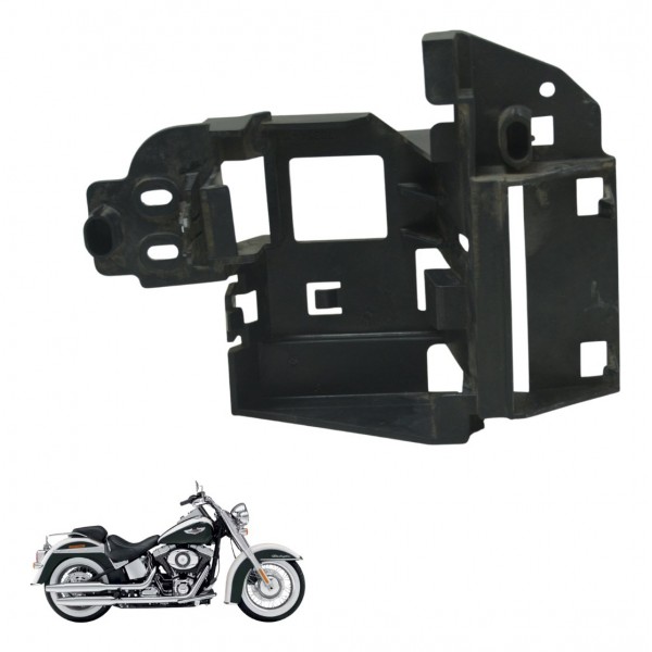 Suporte Chicote C/ Detalh Harley Softail Deluxe Flstn 12-15
