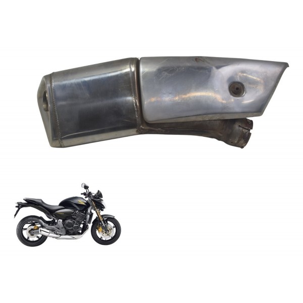 Ponteira Escape C/ Detalhes Honda Cb 600f Hornet 08-11 Orig
