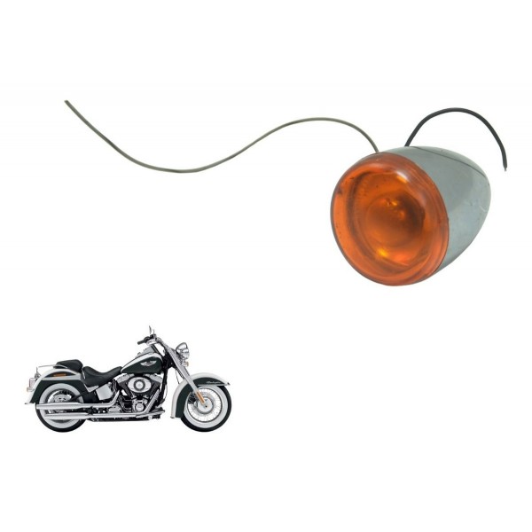 Pisca Traseiro S/plug Harley Softail Deluxe Flstn 12-15 Ori