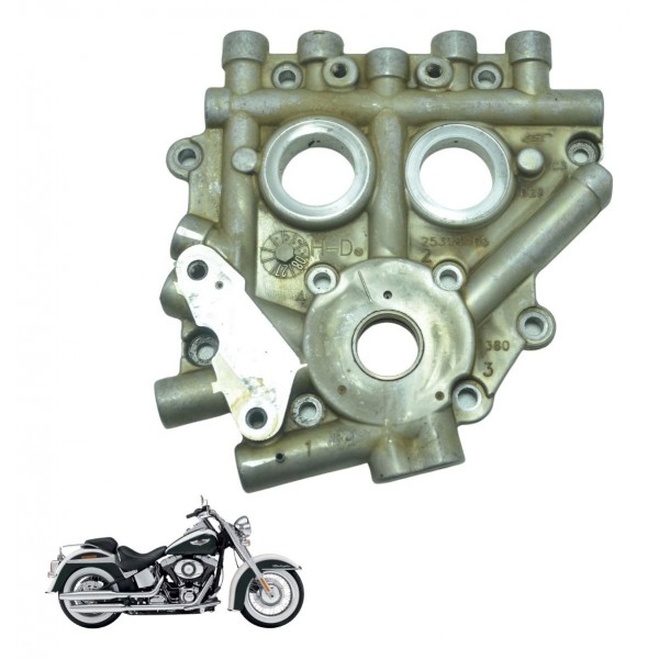 Plate Bomba Óleo Harley Softail Deluxe Flstn 12-15 Original