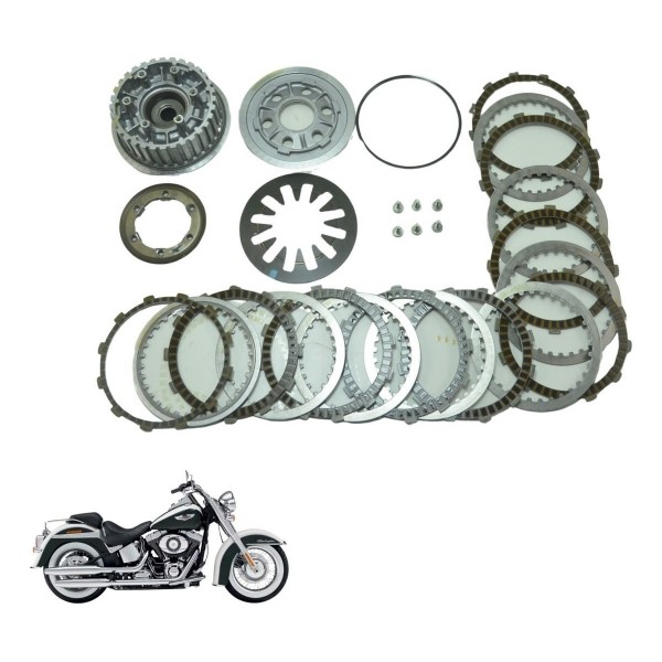 Cubo Disco Platô Embreagem Harley Deluxe Flstn 12-15 Ori