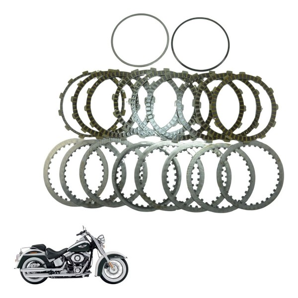 Discos Separador Harley Softail Deluxe Flstn 12-15 Original
