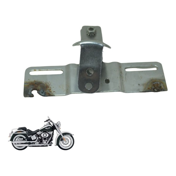 Suporte Placa Avaria Harley Softail Deluxe Flstn 12-15 Orig