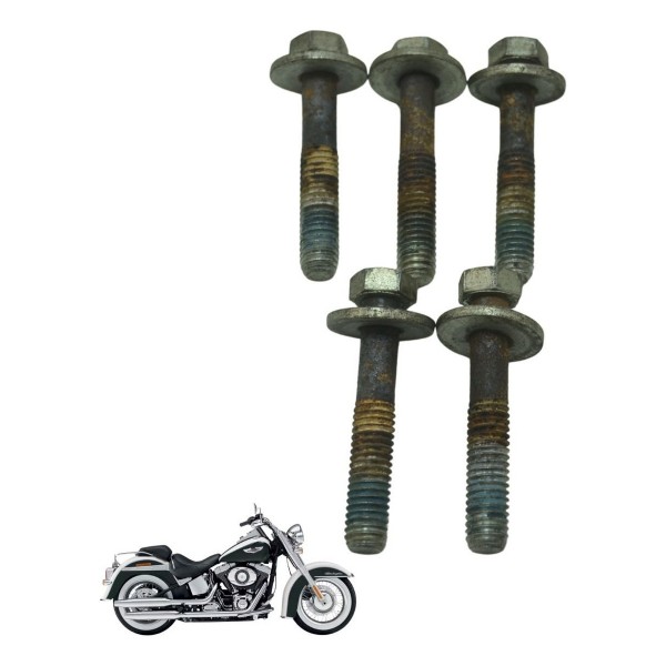 Jogo Parafuso Polia Harley Softail Deluxe Flstn 12-15 Origin